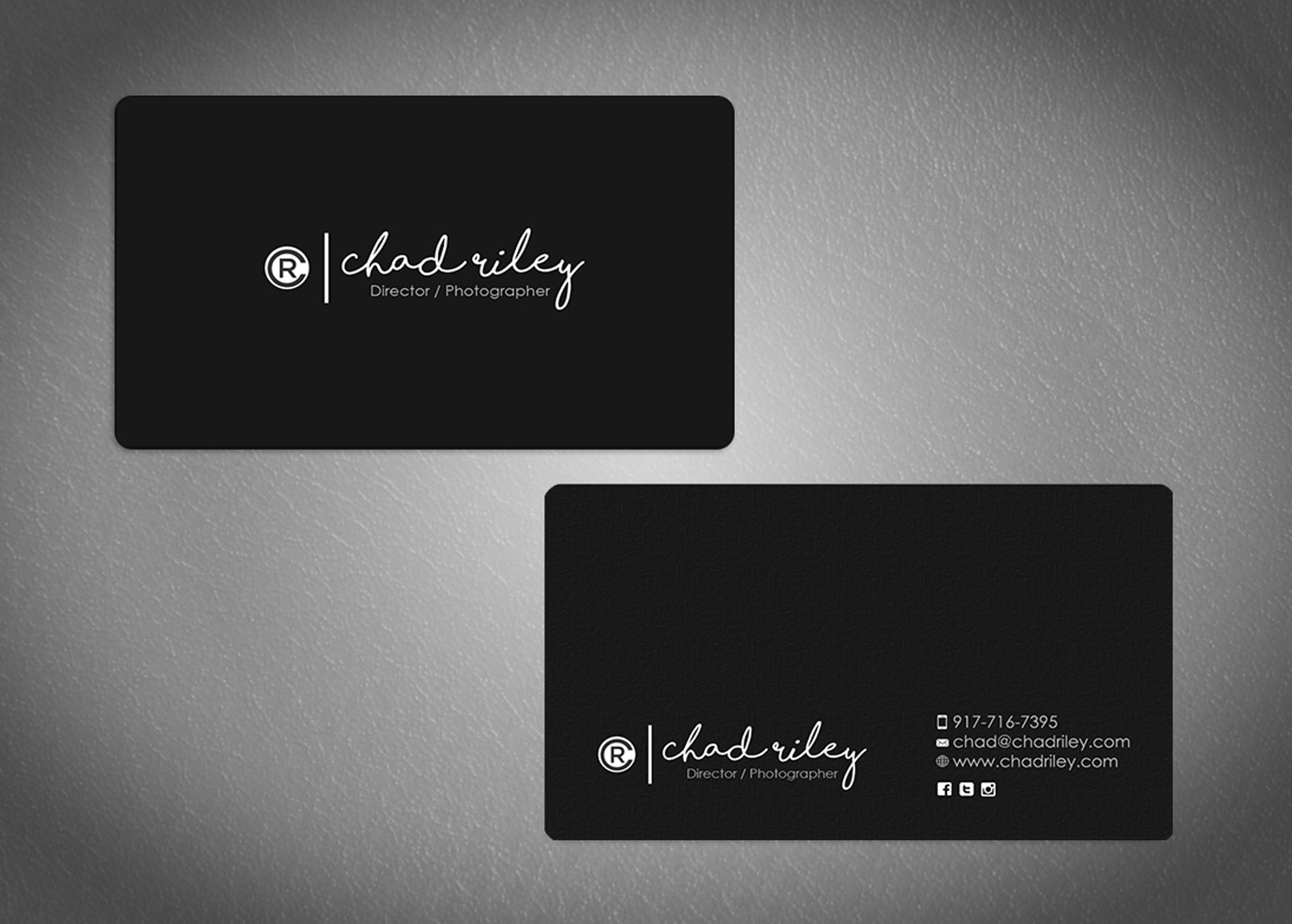 Stationery Design by Designs 2019 for Chad Riley Director Photographer | Design #12283297