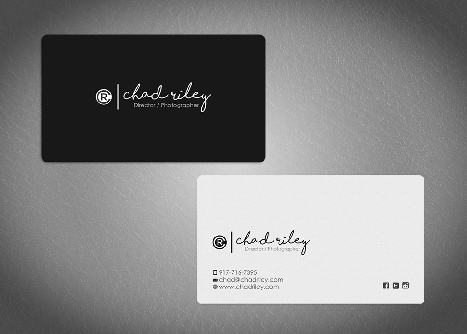 Stationery Design by Designs 2019 for Chad Riley Director Photographer | Design #12283298