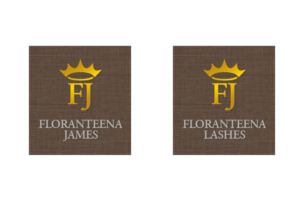 Floranteena James and Floranteena Lashes (both options) | Logo Design by jaime.sp