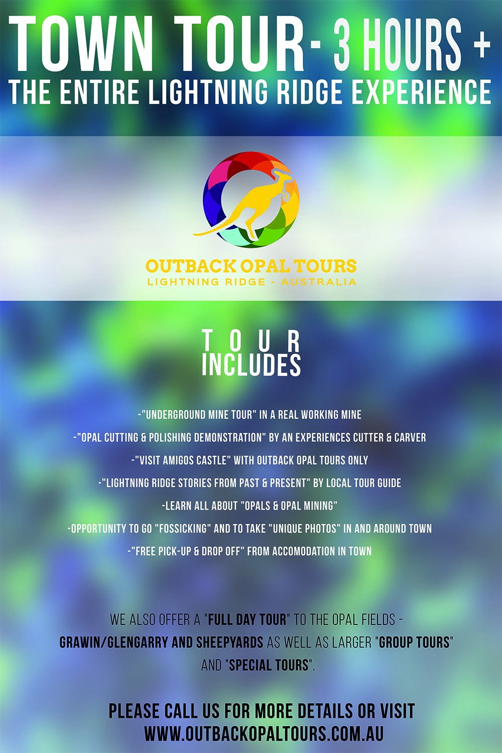 Signage Design by Houssem B. for OUTBACK OPAL TOURS | Design #12371701