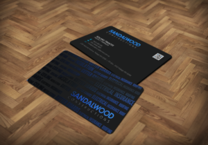SANDALWOOD CONSTRUCTIONS B-Card | Visitenkarten-Design von Sarah Mathews