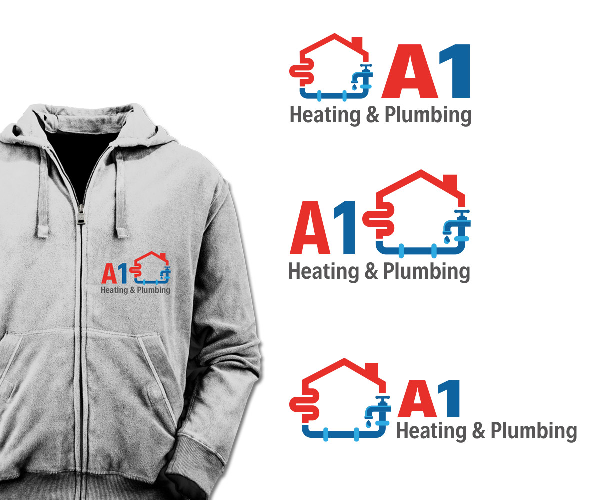 Logo Design by Sara Guidotti for A1 heating and plumbing ltd | Design #12300373