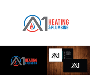 Logo Design by e-graphics for A1 heating and plumbing ltd | Design: #12258021