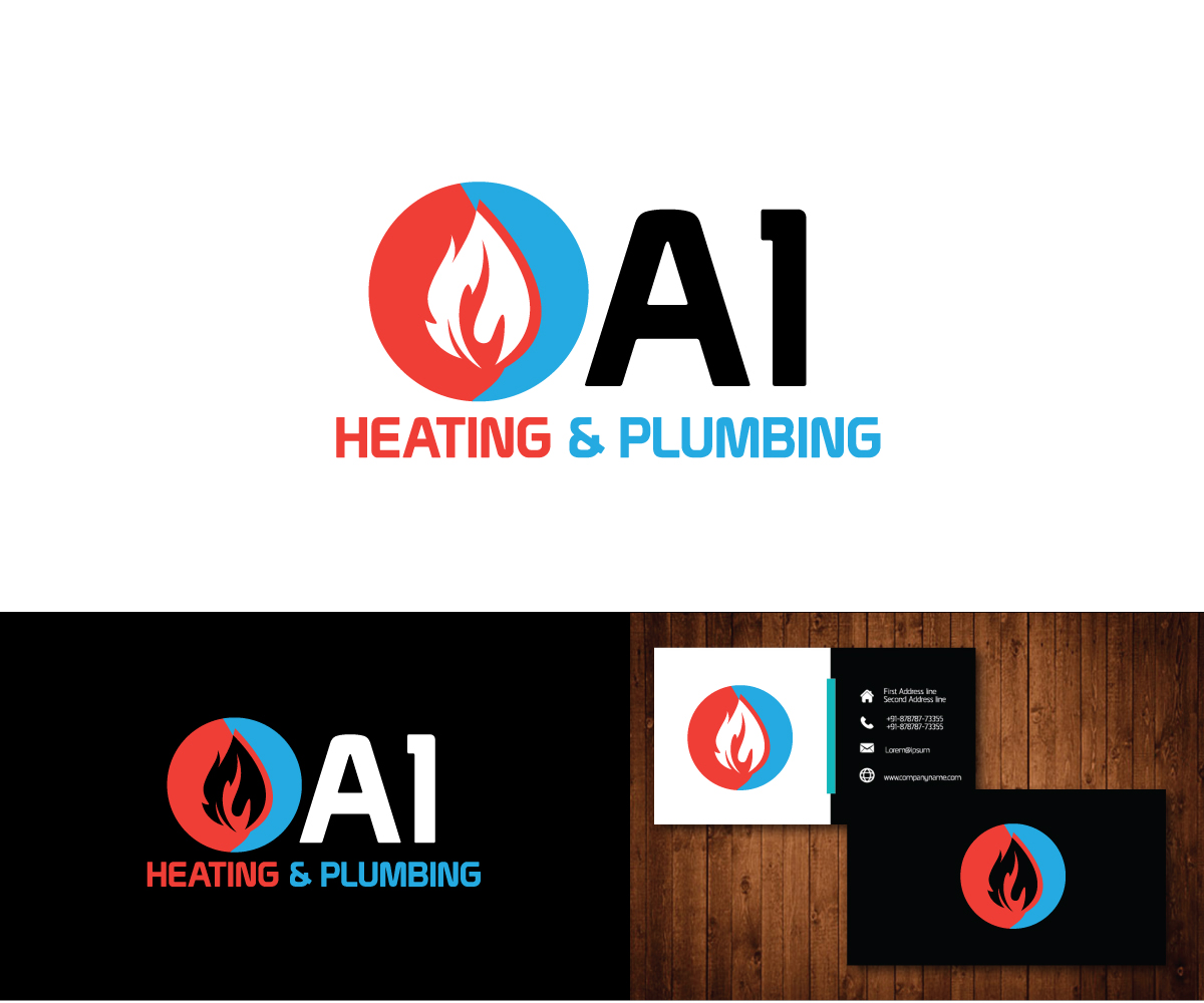 Diseño de Logo por e-graphics para A1 heating and plumbing ltd | Diseño #12258022