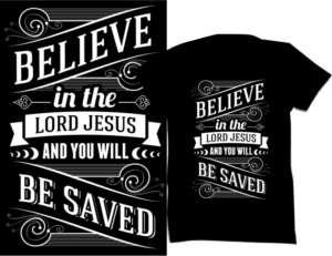 Bring this Bible verse to life on a t-shirt | Diseño de Camiseta por yuliART