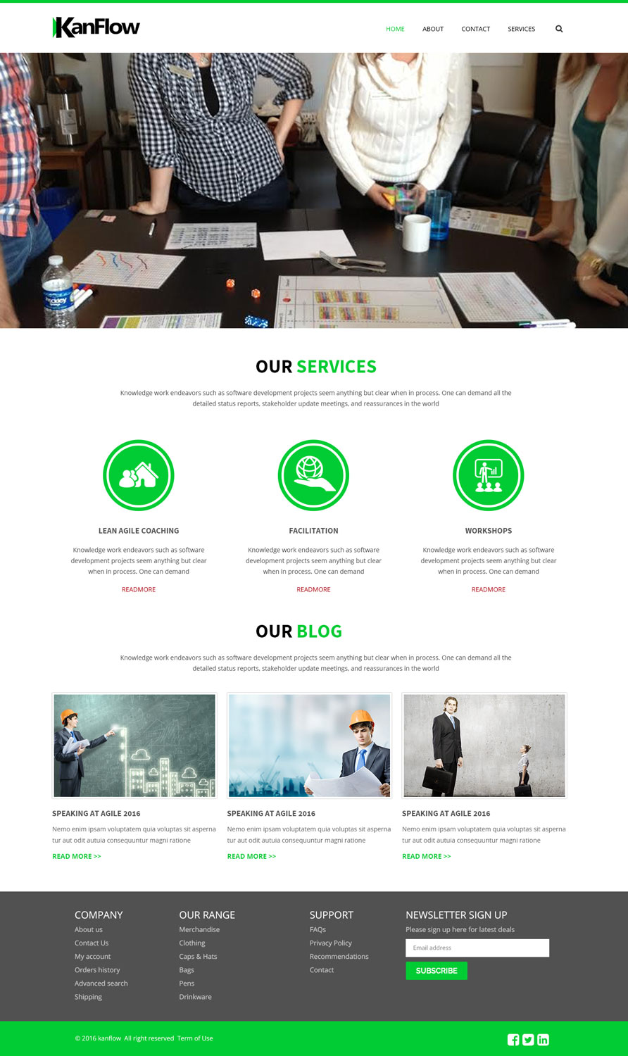 Wordpress Design by Oddity Softwares for Kanflow | Design #12298720