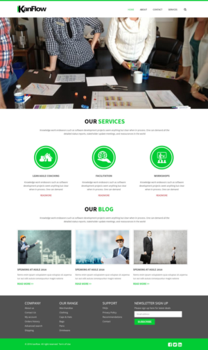 Wordpress Design by Oddity Softwares for Kanflow | Design #12298720