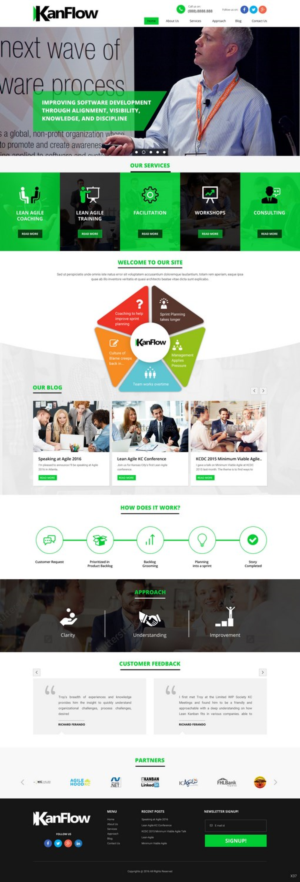 Wordpress Design by pb for Kanflow | Design: #12260825