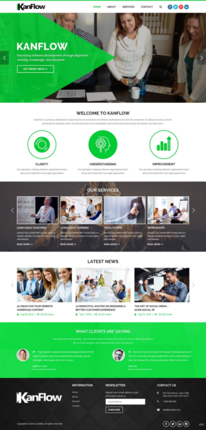 Wordpress Design by pb for Kanflow | Design: #12260826