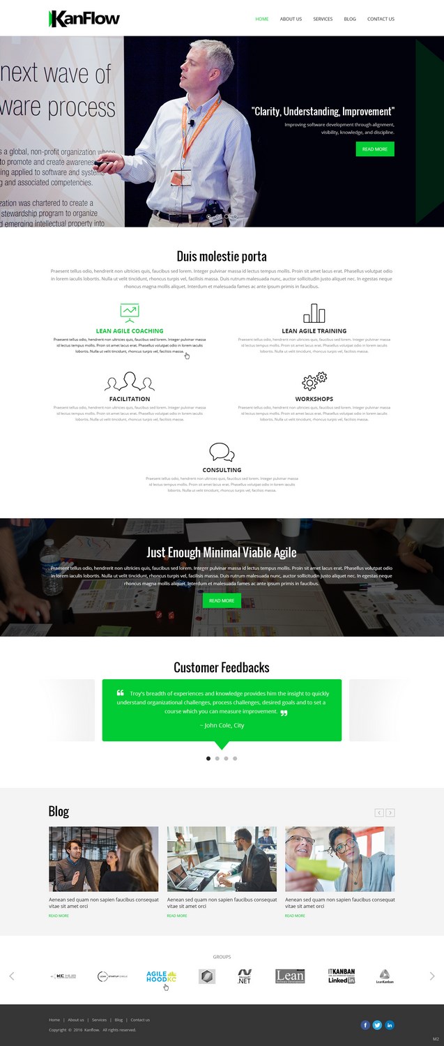Wordpress Design by pb for Kanflow | Design #12260827