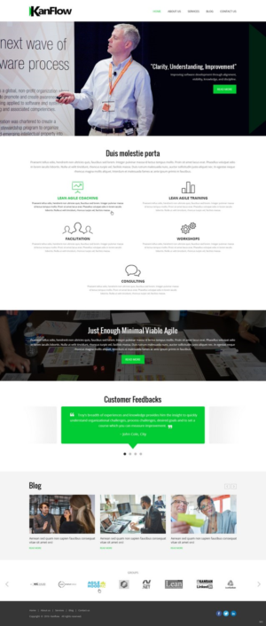 Wordpress Design by pb for Kanflow | Design: #12260827