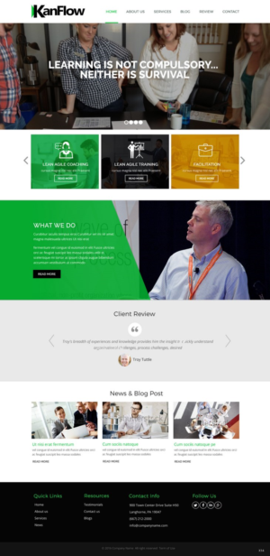 Wordpress Design by pb for Kanflow | Design: #12260829