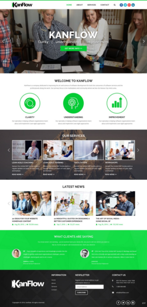 Wordpress Design by pb for Kanflow | Design: #12260831