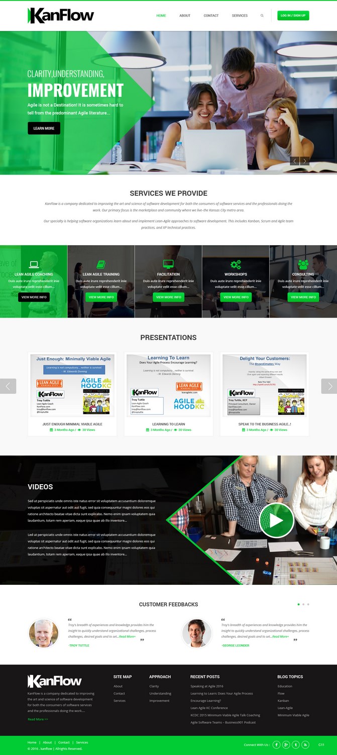 Wordpress Design by pb for Kanflow | Design #12260838