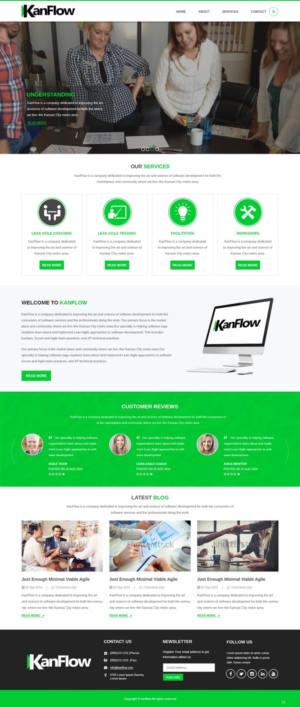 Wordpress Design by pb for Kanflow | Design: #12260839