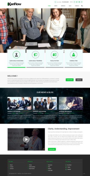 Wordpress Design by pb for Kanflow | Design: #12260841