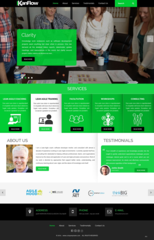 Wordpress Design by pb for Kanflow | Design: #12260845