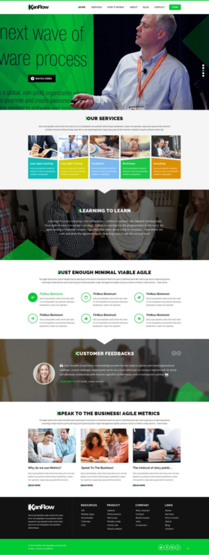 Wordpress Design by pb for Kanflow | Design: #12260850