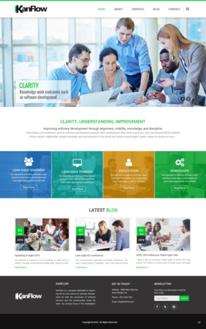 Wordpress Design by pb for Kanflow | Design: #12261806