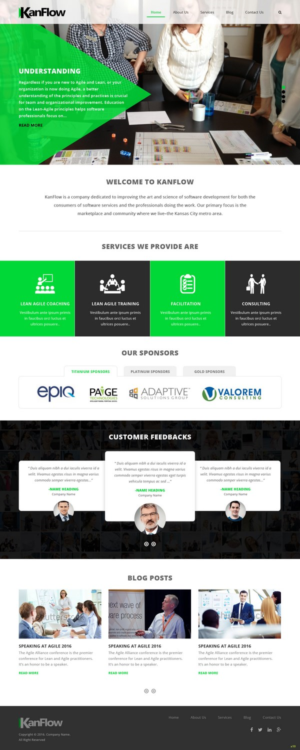 Wordpress Design by pb for Kanflow | Design: #12271990