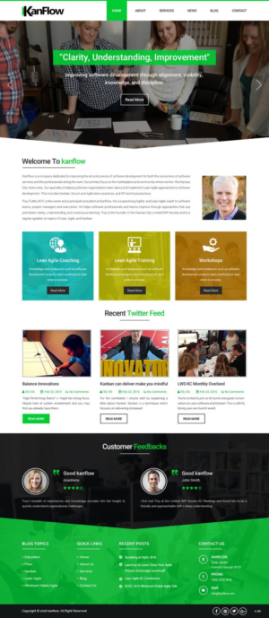 Wordpress Design by pb for Kanflow | Design: #12365148