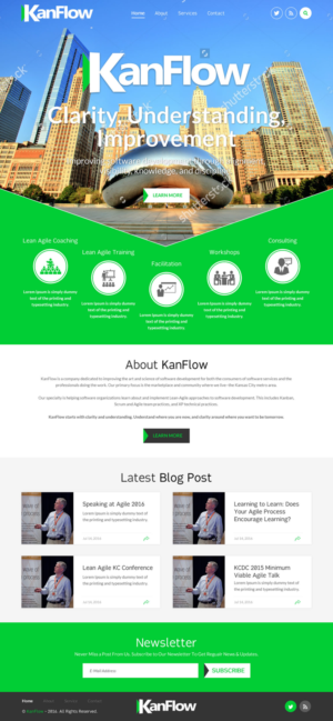 Wordpress Design by rightway for Kanflow | Design: #12272014