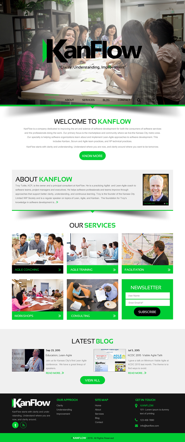 Wordpress Design by rightway for Kanflow | Design #12272017