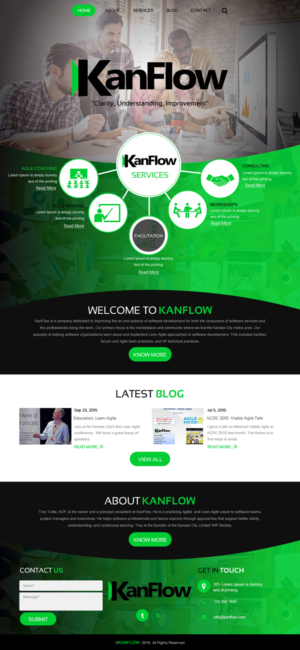 Wordpress Design by rightway for Kanflow | Design: #12272018