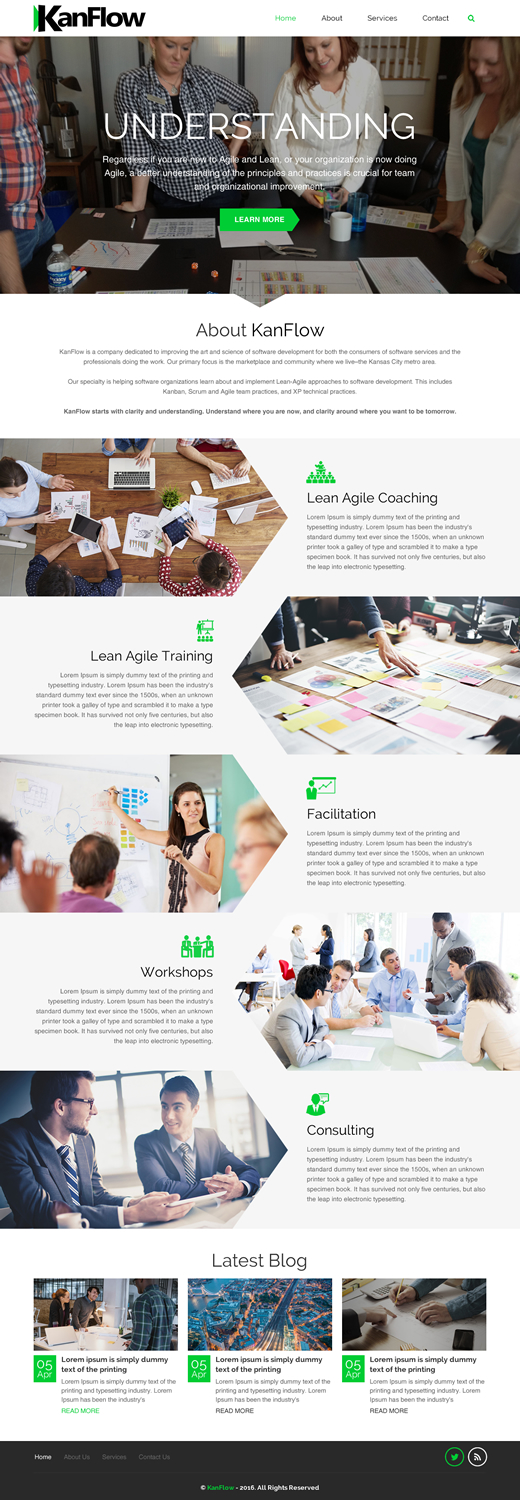 Wordpress Design by rightway for Kanflow | Design #12272021