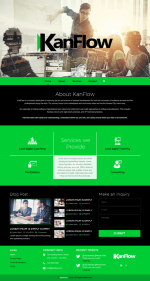 Wordpress Design by rightway for Kanflow | Design: #12272030