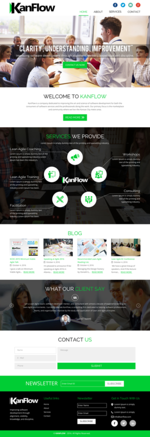 Wordpress Design by rightway for Kanflow | Design: #12272034