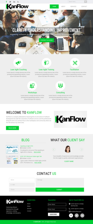 Wordpress Design by rightway for Kanflow | Design: #12272039