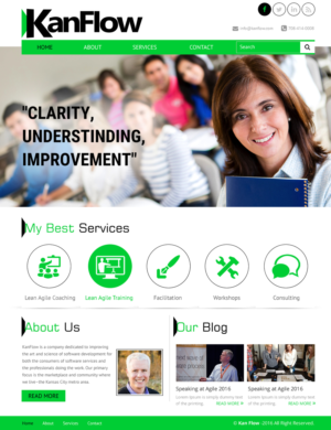 Wordpress Design by rightway for Kanflow | Design: #12272047