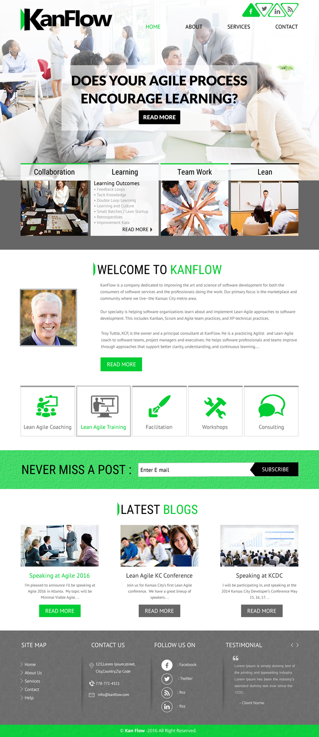 Design Wordpress par rightway pour Kanflow | Design #12272060