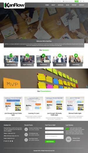 Wordpress Design by cCopilot for Kanflow | Design: #12274263