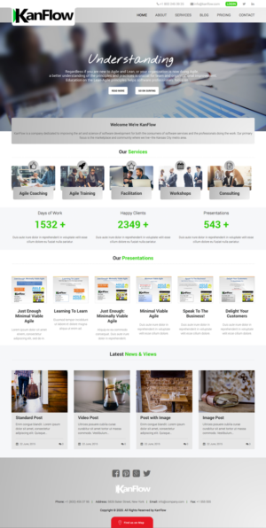 Wordpress Design by cCopilot for Kanflow | Design: #12274264