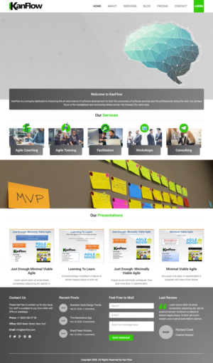 Wordpress Design by cCopilot for Kanflow | Design: #12274274