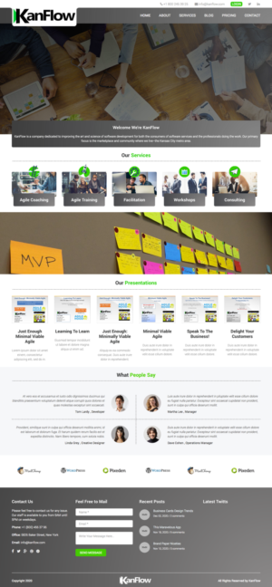 Wordpress Design by cCopilot for Kanflow | Design: #12304397