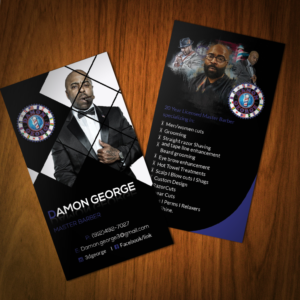 Damon George  | Design de Carte de Visite par Riz'
