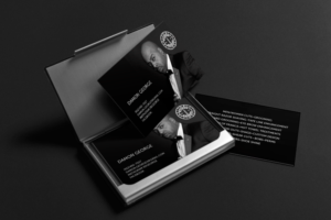 Damon George  | Design de Carte de Visite par Sarah Mathews