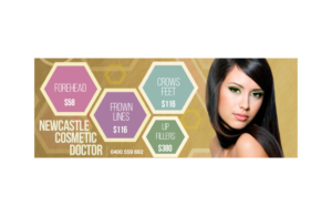 Newcastle Cosmetic Doctor is the title and the name of the business  | Photoshop Design by lionx