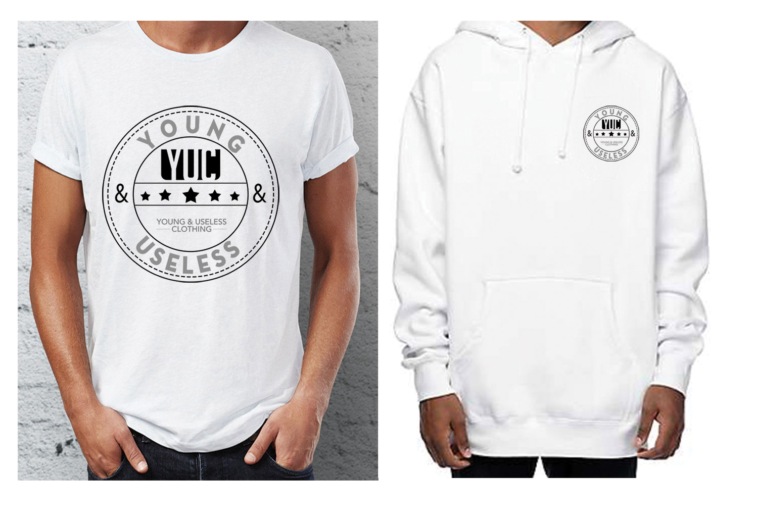 T-shirt Design by Qiu Dong for Young&Useless Clothing | Design #12297743