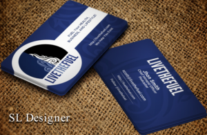 Modern Podcast Marketing Cards - LIVETHEFUEL | Design de Podcast par SL Designer