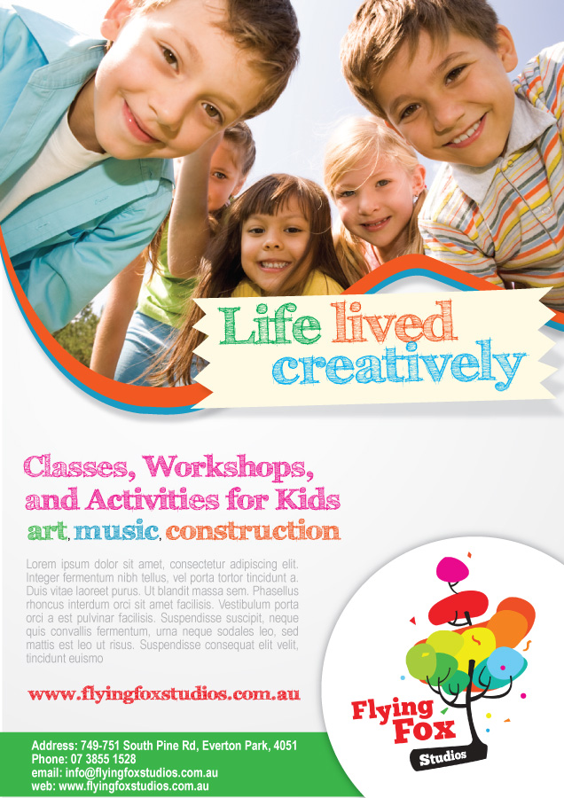 Advertisement Design by JCR for Flying Fox Studios | Design #2392066