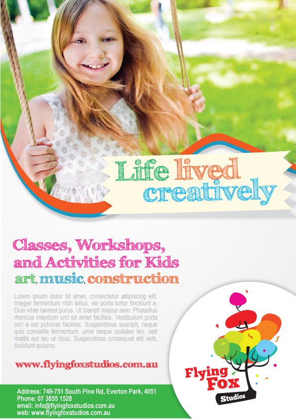 Advertisement Design by JCR for Flying Fox Studios | Design #2392069