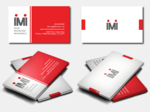 Visitenkarten-Design von Kristijan Trajchev für Iron Mountain Insurance & Iron Mountain Investments | Design: #12331452