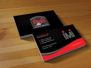 Visitenkarten-Design von Creations Box 2015 für Iron Mountain Insurance & Iron Mountain Investments | Design: #12263137