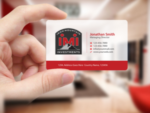 Visitenkarten-Design von Creations Box 2015 für Iron Mountain Insurance & Iron Mountain Investments | Design: #12263144