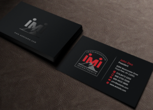 Visitenkarten-Design von Brand aid für Iron Mountain Insurance & Iron Mountain Investments | Design: #12272815