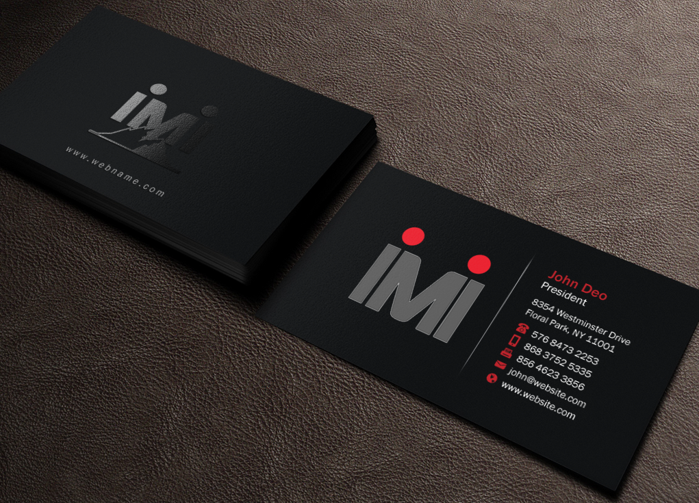 Business Card Design by Brand aid for Iron Mountain Insurance & Iron Mountain Investments | Design #12272824
